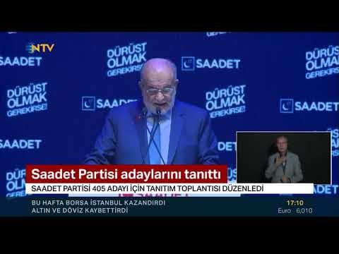 Saadet Partisi adaylarını tanıttı Cepsiz ceket giydiler