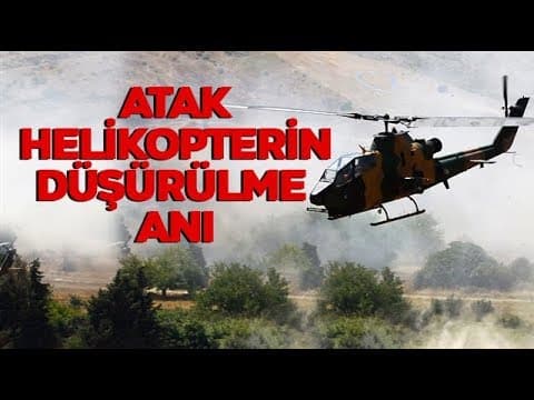 Atak Türk Helikopteri Düşme Anı