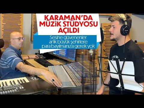 Karaman’da Profesyonel Müzik Stüdyosu Açıldı: Zafer Müzik Hizmete Başladı