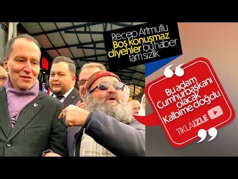 Recep Armutlu, Fatih Erbakan'ı Cumhurbaşkanı ilan etti
