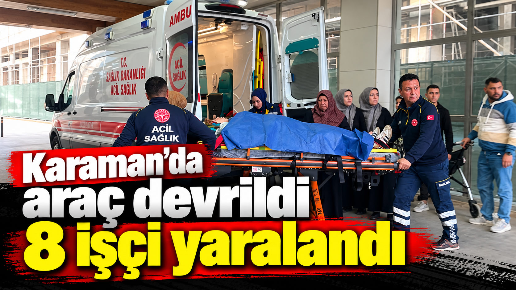 zeytin işçilerini taşıyan patpat devrildi: 8 yaralı