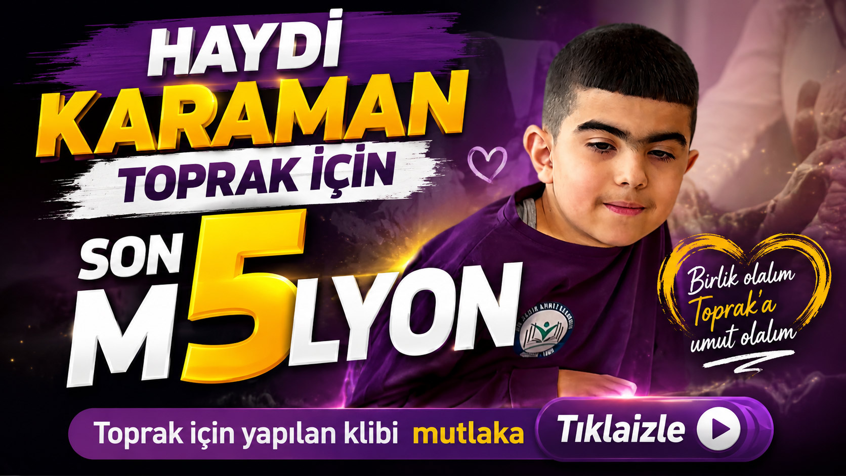  Toprak'a yardım için son viraj