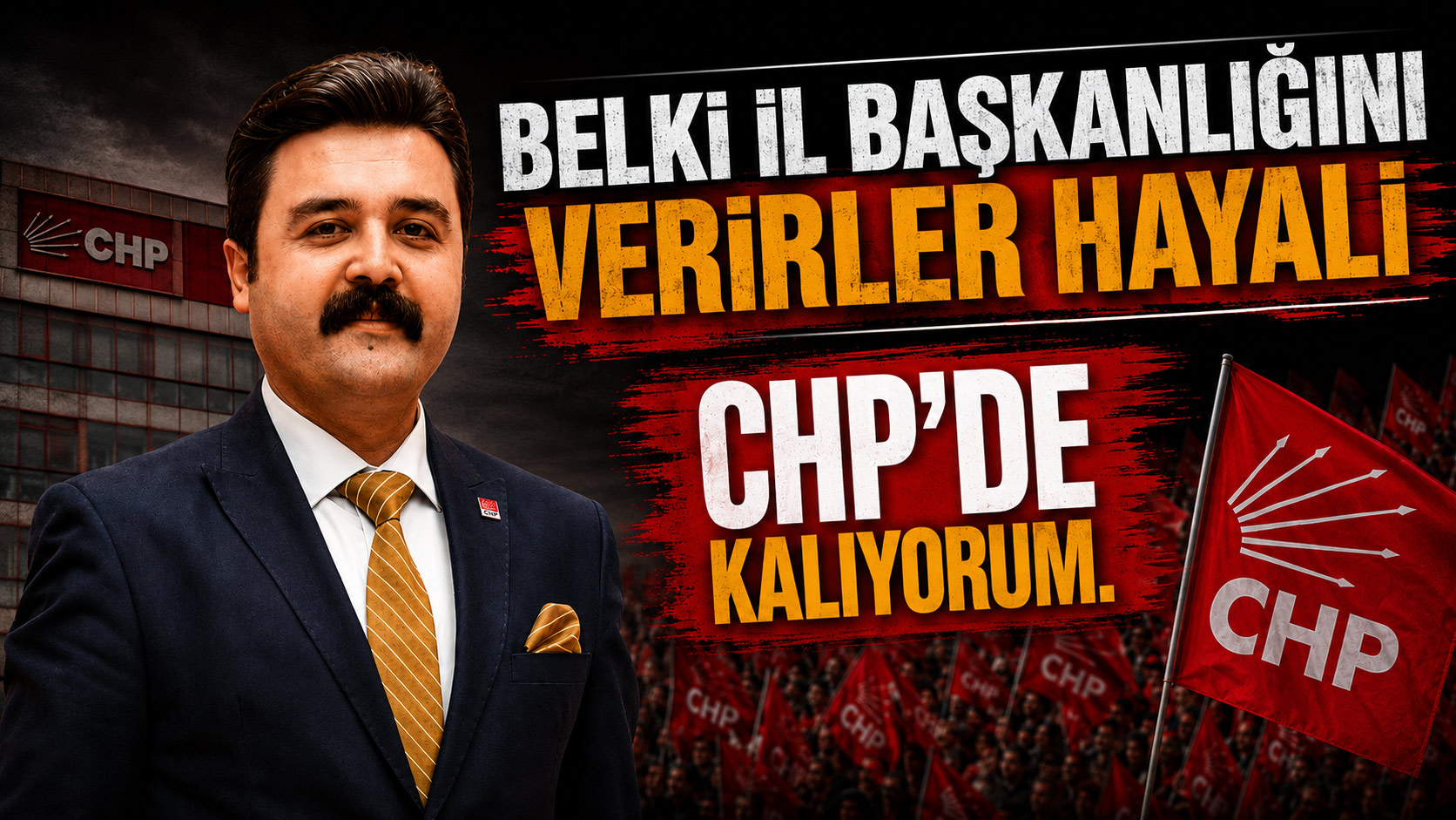 Karamanlı Siyasetçi Yusuf Baştuğ'dan CHP’ye Tam Bağlılık Mesajı: "Aslolan Partimizdir"